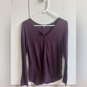 Purple Charlotte Russe long sleeve top